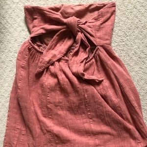 Burnt orange dress